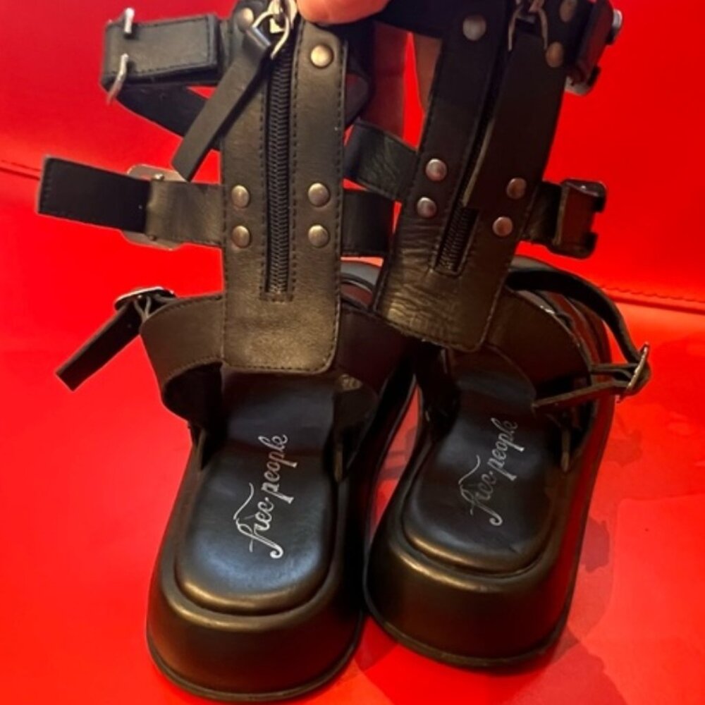 New Free People Jojo Gladiator Sandals Size 9 EU 40 MSRP: $148 Leather nwot - Picture 6 of 6